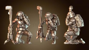 3D модель Оборудован полевой радиостанцией (STL)