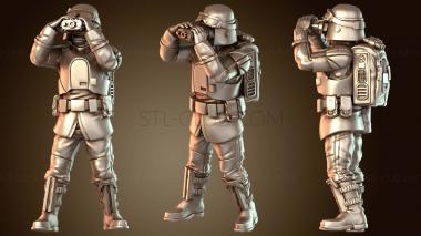 3D модель Бдительный наблюдатель полевых коммуникаций (STL)