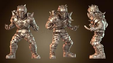 3D модель Злодей-человек-линейщик (STL)