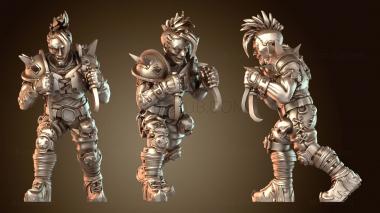 3D модель Злодей-человек-линейщик свирепый (STL)