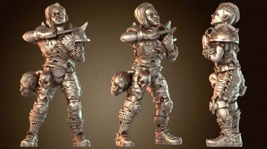 3D модель Fiend Human Lineman p (STL)