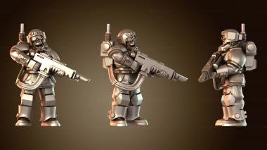3D модель Бойцы Касркин (STL)