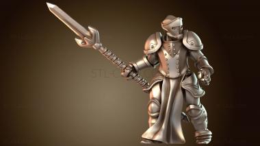 3D модель Боец разделся (STL)