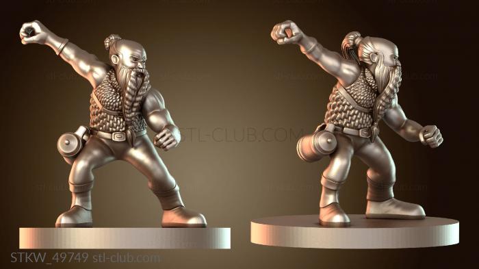 Military Стул для самодельного оружия Fighters Dwarf Fighter