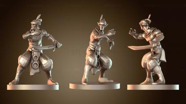 3D модель Бойцы Эльф Пират Эльф (STL)