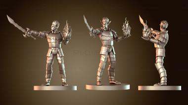 3D модель Бойцы Другие Гитьянки Древний Рыцарь (STL)