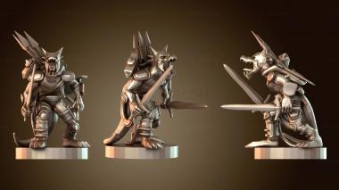 3D модель Бойцы Другие Кобольды Мастер Оружия (STL)