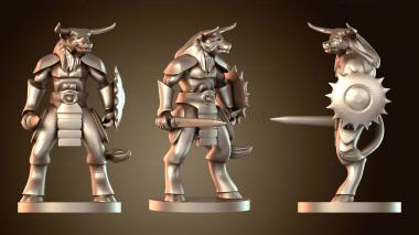 3D модель Бойцы Другие Минотавр Гладиатор (STL)