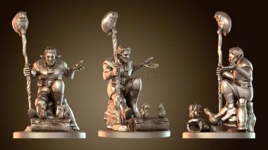 3D модель Фирболг Друид Говорящий т (STL)