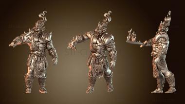 3D модель Огненный Гигант (STL)