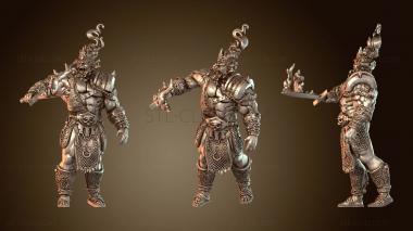 3D модель Огненный Гигант решил (STL)