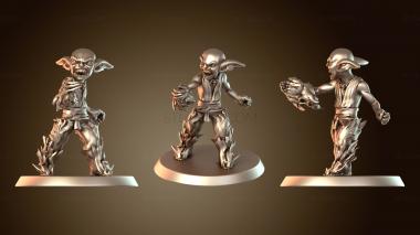 3D модель Огненный гоблин ловкий (STL)