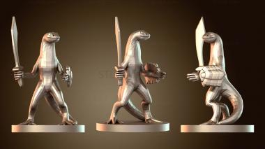 3D модель Огненный Воин (STL)