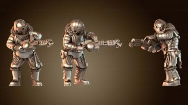3D модель Огнемет пылает Q (STL)