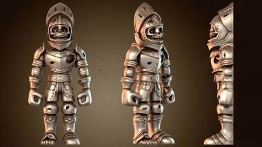 3D модель Flexi Skeleton Knight Planet (STL)