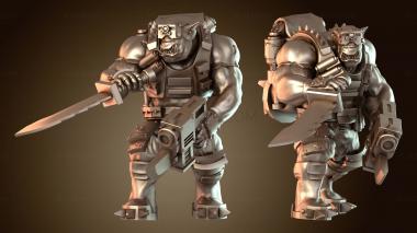 3D модель БОЙЦЫ СПЕЦНАЗА (STL)