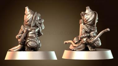 3D модель Лесничая-женщина тихая (STL)