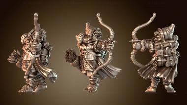 3D модель Опытный лесничий-женщина (STL)