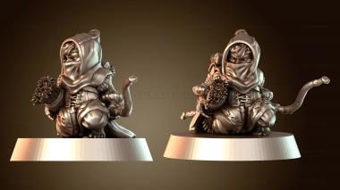 3D модель Лесничий, женщина, жирный шрифт b (STL)