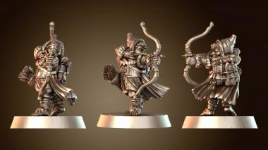 3D модель Лесная рейнджерша смелая д (STL)