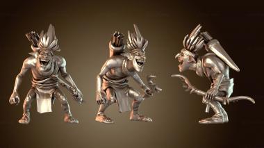 3D модель Лесной Гоблин злобный v (STL)