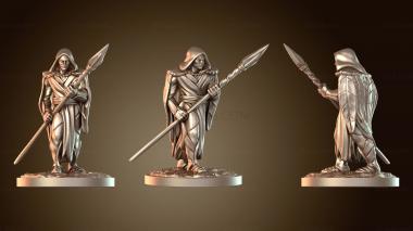 3D модель Лесной копейщик (STL)
