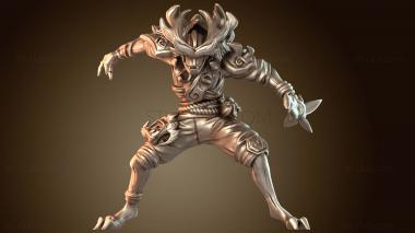 3D модель Лесной воин Б (STL)