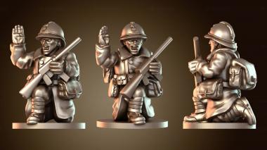 3D модель Командующий сержантским составом французской армии (STL)