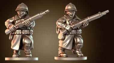 3D модель Храбрый стрелок французской армии (STL)