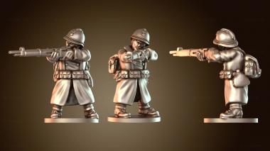 3D модель Опытный стрелок французской армии (STL)