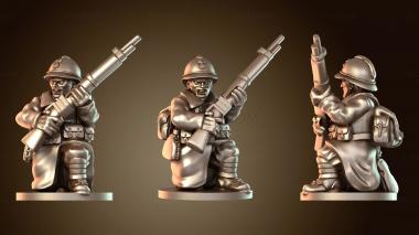 3D модель СТРЕЛОК АРМИИ Франции Бесстрашный (STL)