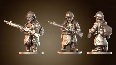 3D модель Стрелок французской армии Галант (STL)
