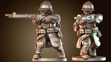 3D модель Франция АРМЕЙСКИЙ СТРЕЛОК Просто (STL)