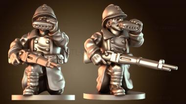 3D модель СТРЕЛОК АРМИИ Франции Кин (STL)