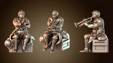 3D модель Динамика музыки французской армии (STL)