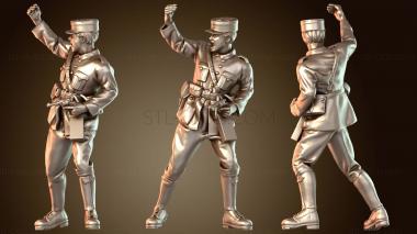 3D модель Французский офицер награжден (STL)