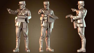 3D модель Французский офицер Брав (STL)