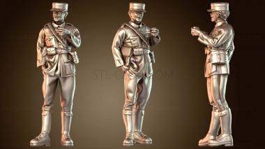3D модель Французский офицер Дилиджент (STL)