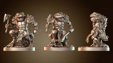 3D модель Лягушачий воин Булливуг (STL)