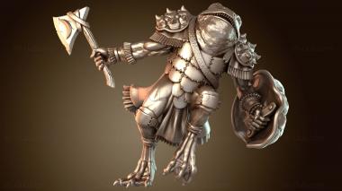 3D модель Лягушачий воин Булливуг Смелый (STL)