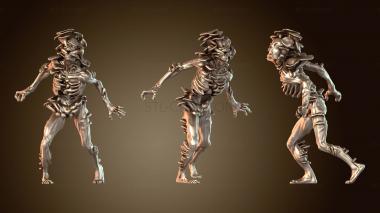 3D модель Грибные рабы, разъяренный раб (STL)