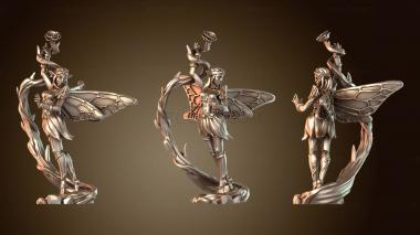 3D модель Сияющие крылья феи Галаад (STL)