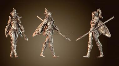 3D модель Яркие крылья феи Галаад (STL)