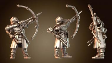 3D модель Галльский лучник искусный (STL)