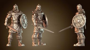 3D модель Игра Калеб Наемник Разведчик Улучшенный (STL)