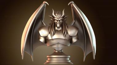 3D модель Бюст из холодного камня «Горгульи» (STL)