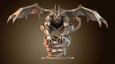 3D модель Горгульи Дракон (STL)