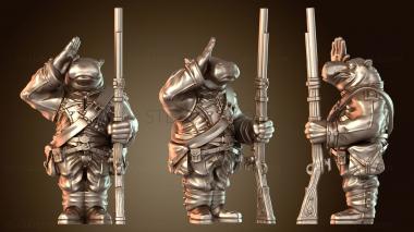 3D модель Солдатский салют Gear Town Hippo (STL)