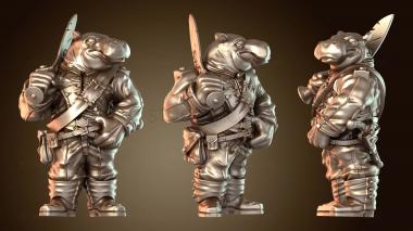 3D модель Меч солдата-гиппотауна Gear Town (STL)