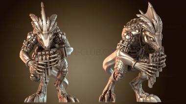 3D модель Геккон-музыкант (STL)